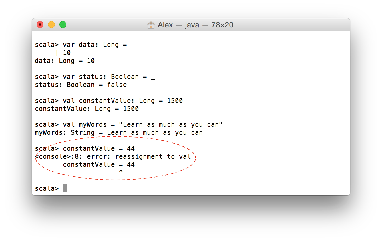 Scala-reassignment-to-val